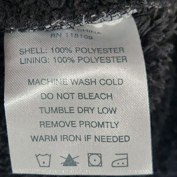 Smith's Workwear Men's Long Sleeve Checked Henley XL Black Plaid - Picture 10 of 12